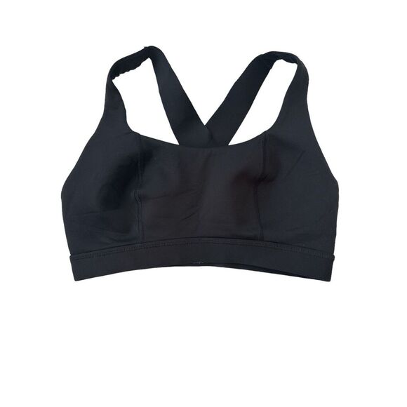 Sweaty Betty  Sports Bra Women's Medium‎ Black Stretch Athletic Gym Outdoor - Picture 2 of 4